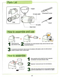 oil press manual